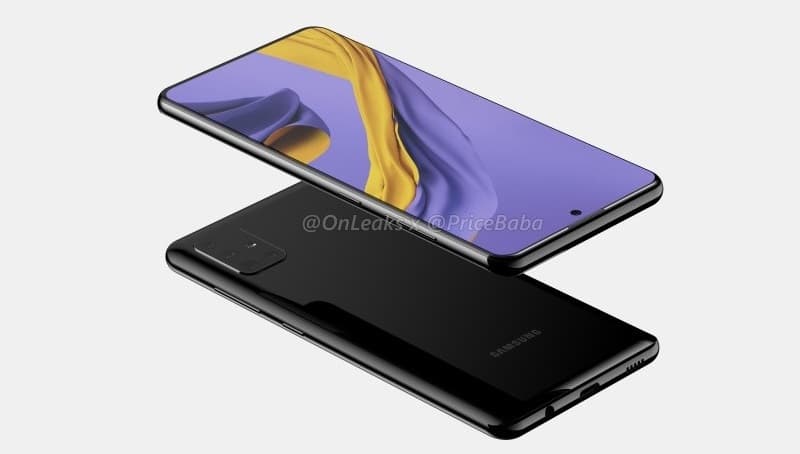 Galaxy A51 recebe certificação Wi-Fi e aparece em renderizações Render Galaxy A51.