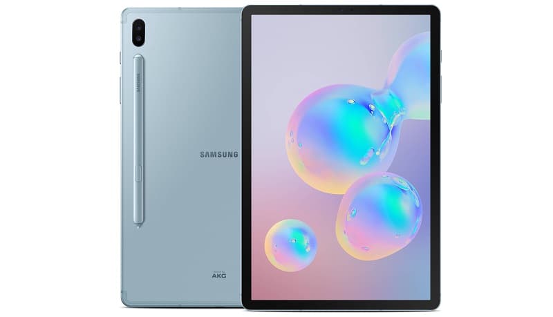 Galaxy Tab S6 recebe pacote de segurança de novembro de 2019 Samsung Galaxy Tab S6 prata.