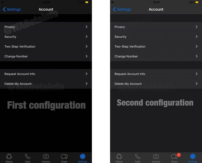 WhatsApp desenvolve dois Modos Noturnos para o iOS Modos noturnos para WhatsApp em iOS.