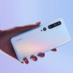 Xiaomi Mi CC9 Pro na cor branca.