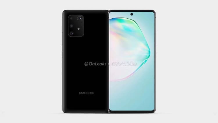 galaxy a91 renderizacao