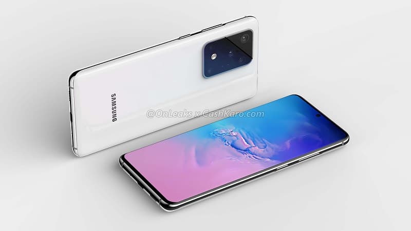 Galaxy S11: Samsung pode mudar nome da linha Galaxy S em 2020 Renderização não oficial do Samsung Galaxy S11 na cor branca.
