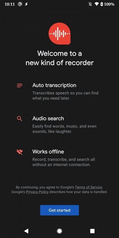 gravador de voz google pixel imagem 1