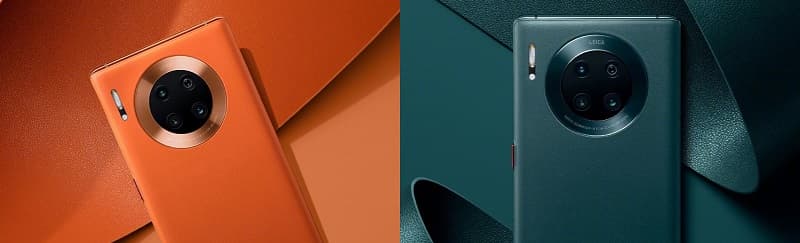 Huawei Mate 30 Pro 5G ganha variante com 128 GB de armazenamento Huawei Mate 30 Pro 5G nas cores laranja e verde.