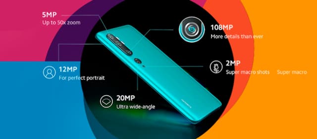 Xiaomi Mi Note 10 ganha atualização para acelerar o processamento das fotos mi note 10 sensores