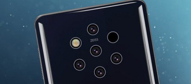 nokia 9 pureview cameras
