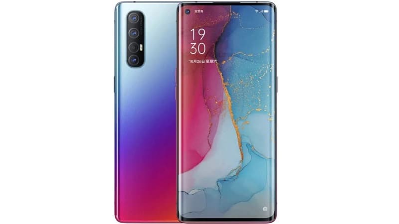 Oppo lança Reno 3 e Reno 3 Pro com 5G e Android 10 Oppo Reno 3 Pro degradê.