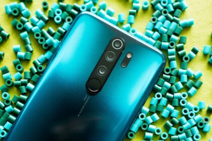 Redmi Note 8 Pro verde parte traseira.