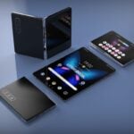 Renderização do Galaxy Fold 2.