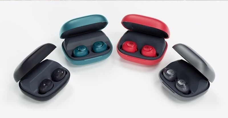 Os 10 melhores fones de ouvido Bluetooth com bateria para o dia todo UNI Earbuds em quatro cores.