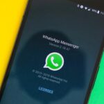 WhatsApp em um smartphone
