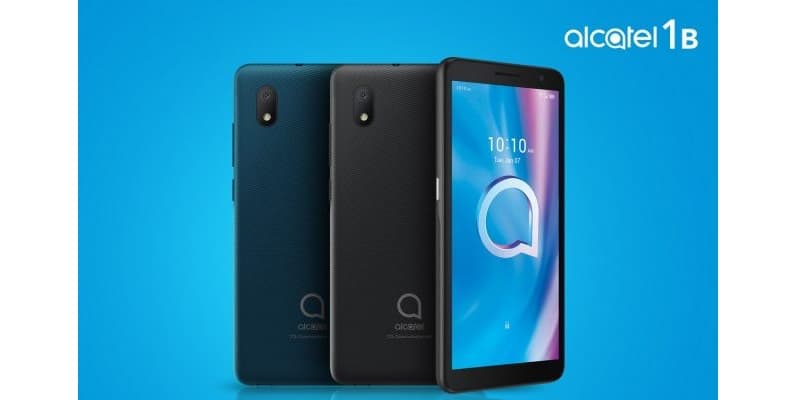 Alcatel 3L, 1S, 1V e 1B são lançados durante a CES 2020 Alcatel 1B preto e verde.