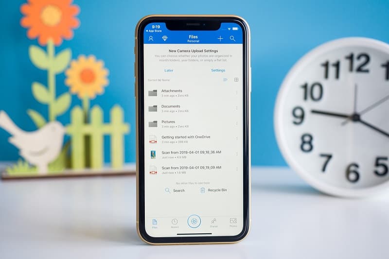 OneDrive para iOS: Microsoft libera nova atualização corretiva Imagem ilustrativa do OneDrive para iOS.