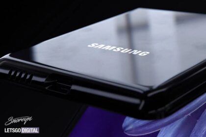 Galaxy Z Flip render não oficial.