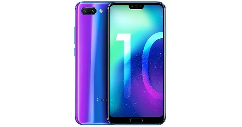 Honor 10 começa a ser atualizado para o Android 10 Honor 10 azul.