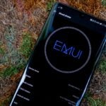 Imagem ilustrativa de smartphone Huawei com a interface EMUI.