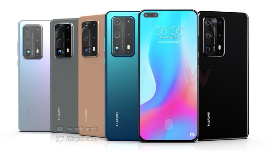huawei p40 pro imagem oficial frontal