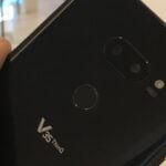 Parte traseira do LG V35 ThinQ.