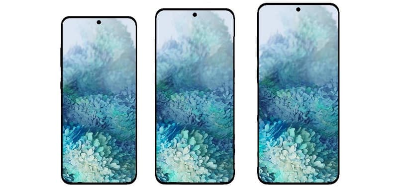 Galaxy S20: Página de suporte da Samsung revela variantes 4G Renderização não oficial dos Galaxy S20, S20 Plus e S20 Ultra.
