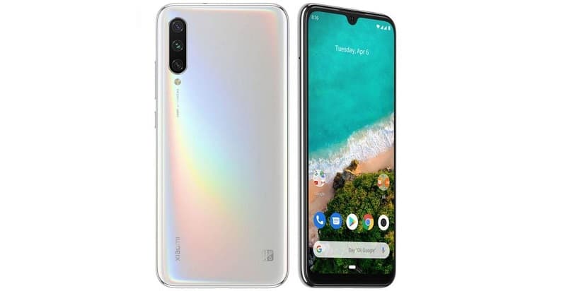 Xiaomi Mi A3 é atualizado com pacote de segurança de janeiro Xiaomi Mi A3 branco.