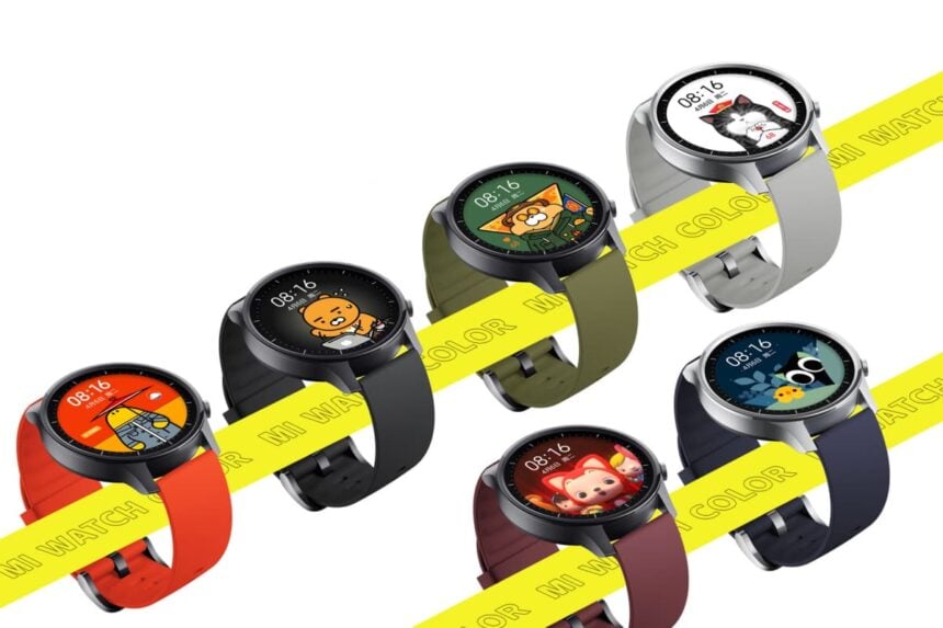 Xiaomi Mi Watch Color lançamento.