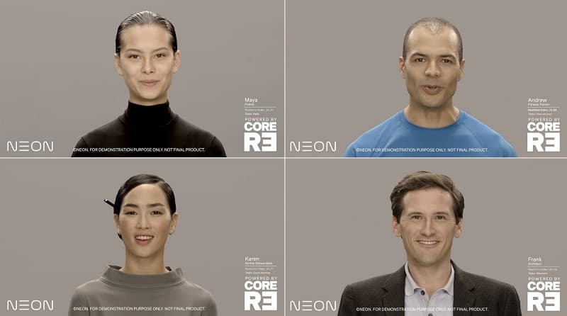 CES 2020: Samsung apresenta Neon, seu projeto de "Humano Artificial" Avatares Neon.