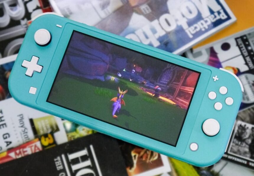 Nintendo Switch Lite turquesa.