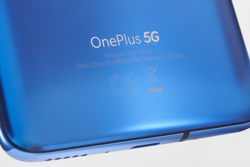 OnePlus 8 nova certificação.
