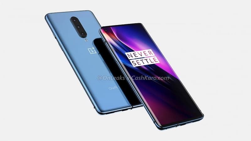 OnePlus confirma que seu próximo smartphone terá tela de 120 Hz Renderização não oficial do OnePlus 8.