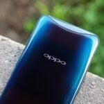 Foto da parte traseira do Oppo Find X.