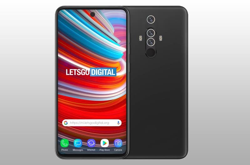 Renderização não oficial do Xiaomi Pocophone F2.