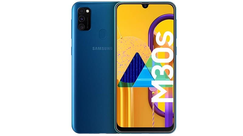 Galaxy M30s: Atualização para o Android 10 será liberada em breve Galaxy M30s azul.