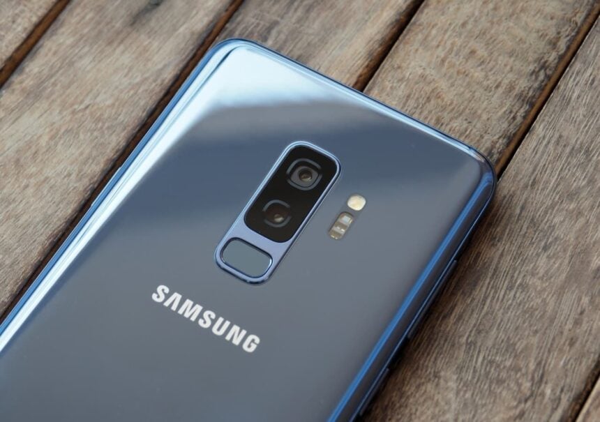 Samsung Galaxy S9 Plus.