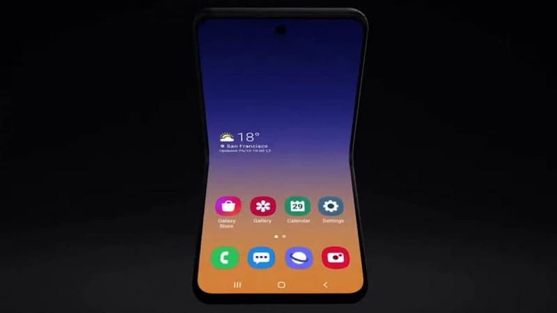 Galaxy Z Flip: Vazamento revela suposto preço do dobrável Renderização não oficial do Samsung Galaxy Z Flip.