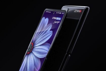 Renderização não oficial do Galaxy Z Flip.