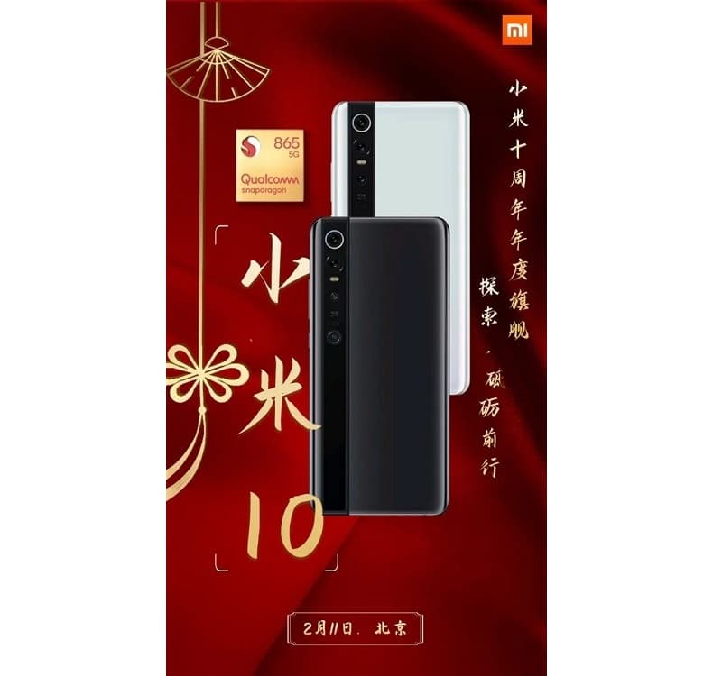 Xiaomi Mi 10 tem suposto design e data de lançamento revelados suposto poster do mi 10
