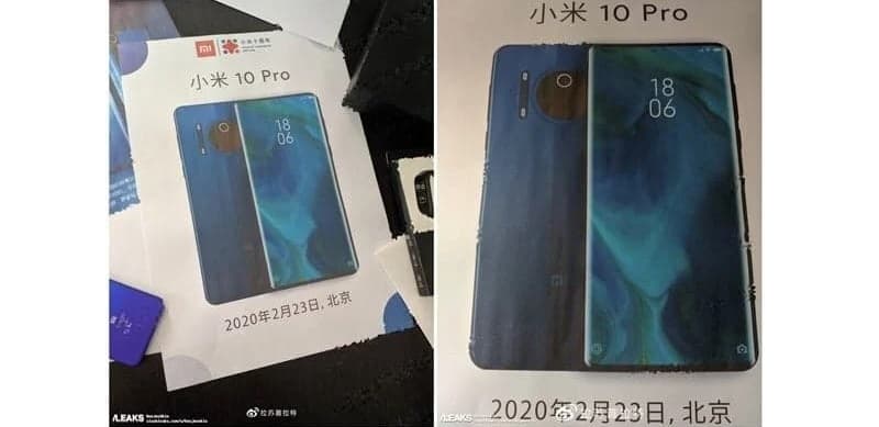 Mi 10 Pro: Xiaomi desmente oficialmente imagem vazada do smartphone Pôster falso do Xiaomi Mi 10 Pro.