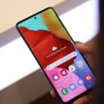 Galaxy A71 disponível no Brasil.