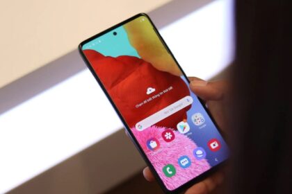 Galaxy A71 disponível no Brasil.