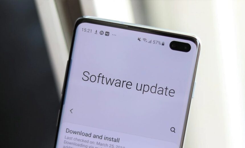 Galaxy S10 Plus atualização