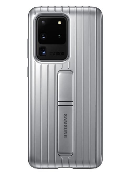 galaxy s20 ultra capa de protecao prata
