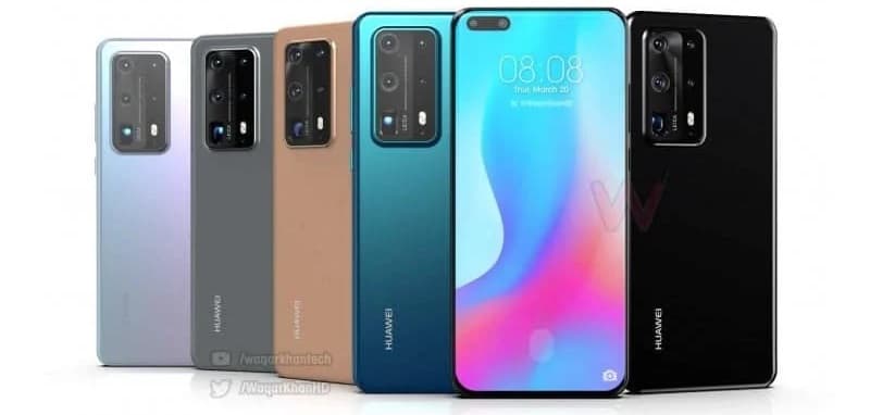Huawei P40 ganha data oficial para ser oficializado Renderização não oficial do Huawei P40.