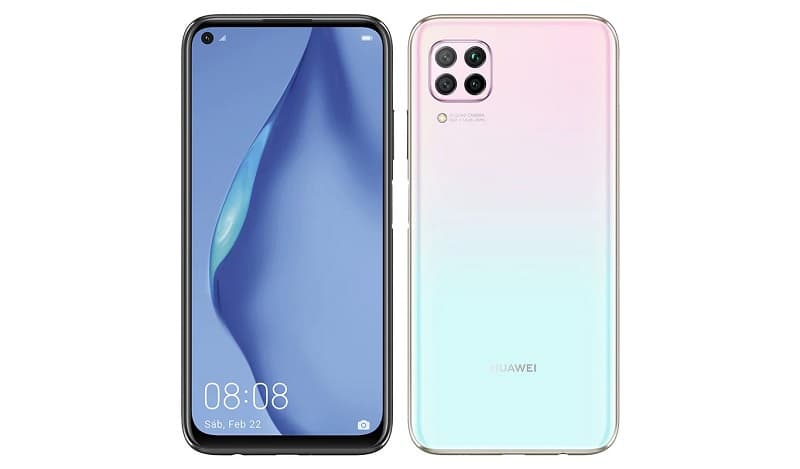 Huawei P40 Lite rosa.
