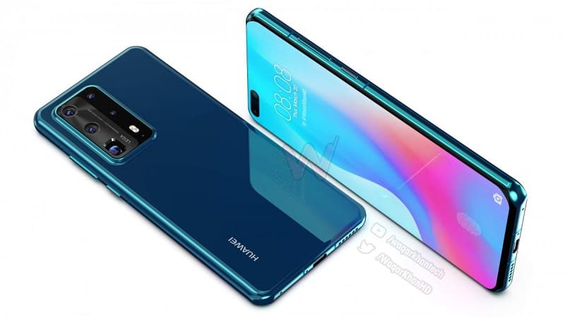 Huawei P40 e P40 Pro podem contar com suporte ao Wi-Fi 6 Plus Huawei P40 renderização não oficial.