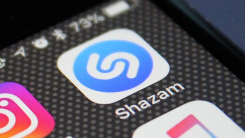 Ícone do app Shazam.