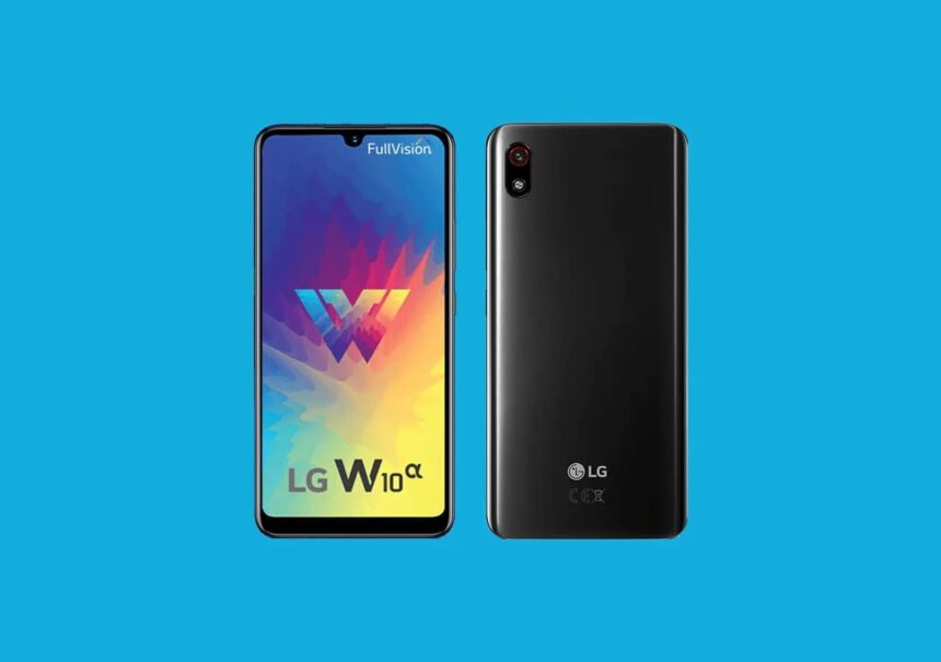 LG W10 Alpha na cor preta.
