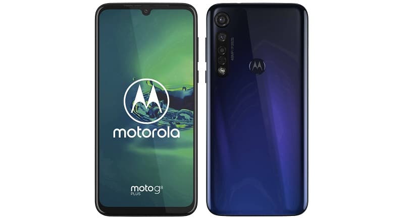 Moto G8 Plus é atualizado com pacote de segurança de janeiro no Brasil Moto G8 Plus azul.