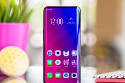 Oppo Find X tela.