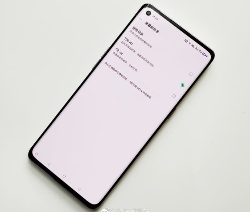 Oppo Find X2 aparece em imagens reais com sua tela QHD+ de 120 Hz oppo find x2 imagem real tela do dispositivo