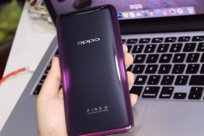 Oppo Find X traseira.